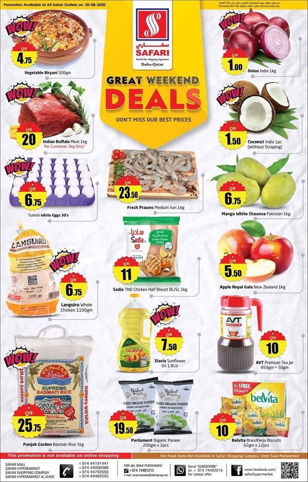 Safari Hypermarket Qatar Offers 2020