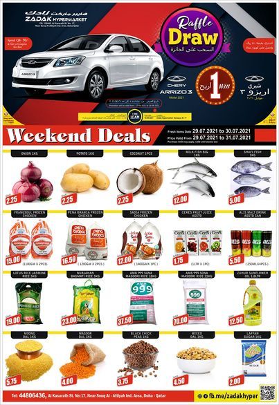 Zadak Hypermarket Qatar offers 2021