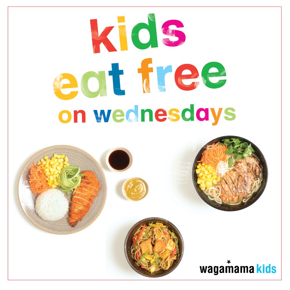 Kids Eat Free On Wednesdays At Wagamama