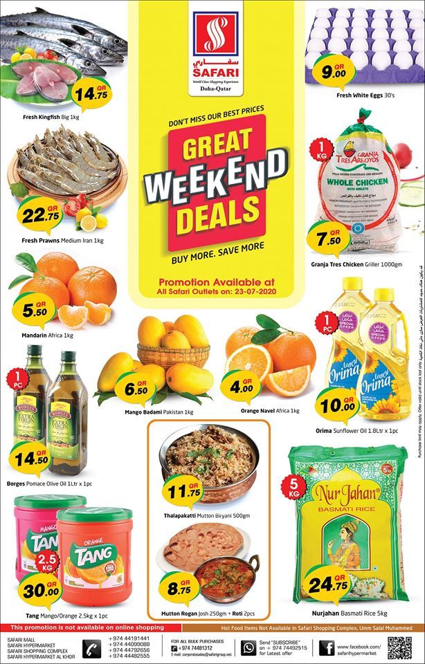 Safari Hypermarket Qatar offers 2020