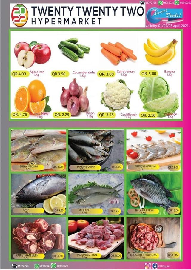 Twenty Twenty Two Hypermarket Qatar offers 2021
