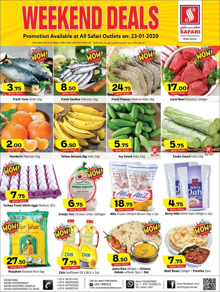 Safari Hypermarket Qatar offers 2020