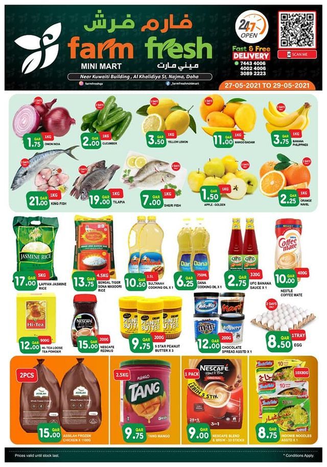 Farm Fresh Mini Mart Qatar offers 2021
