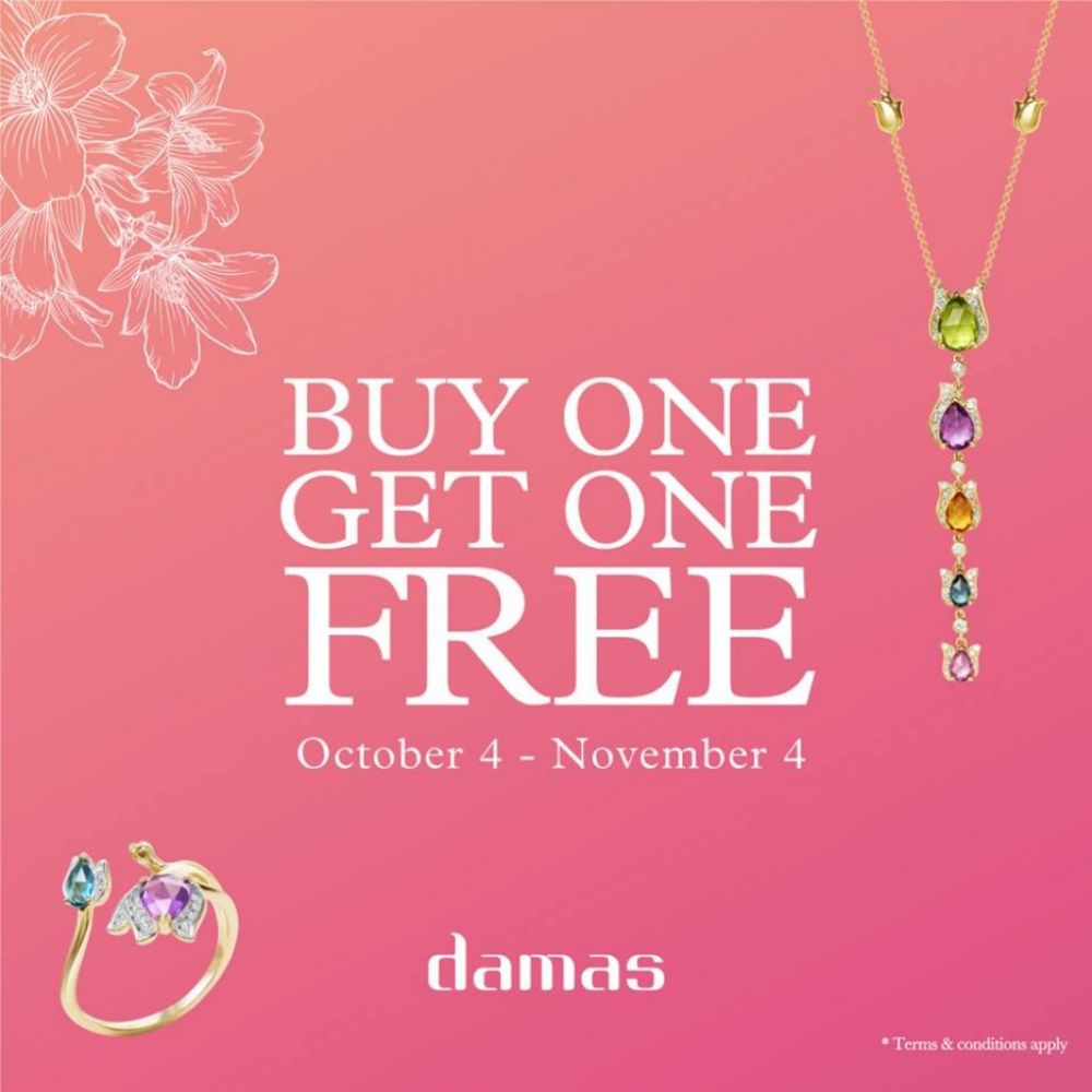 Buy One Get One Free -  Damas Jewellery Qatar