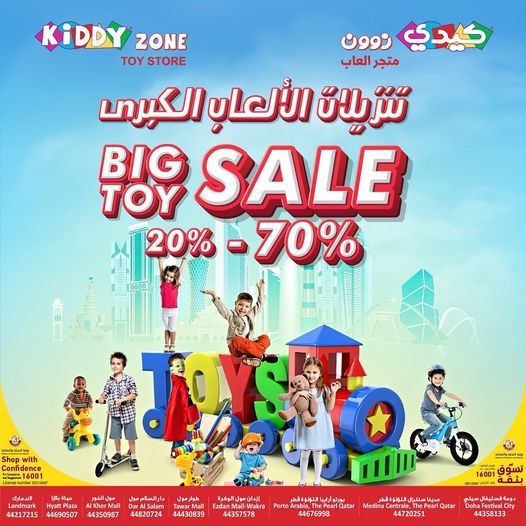 Kiddyzone Qatar offers 2021