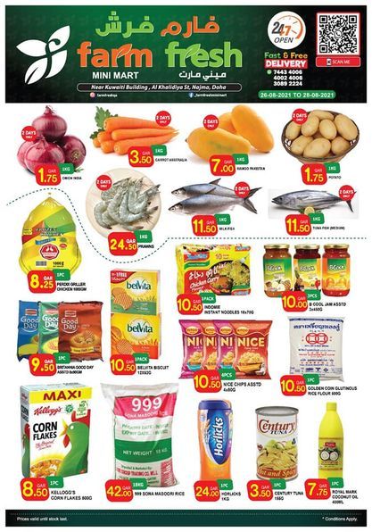 Farm Fresh Mini Mart Qatar offers 2021
