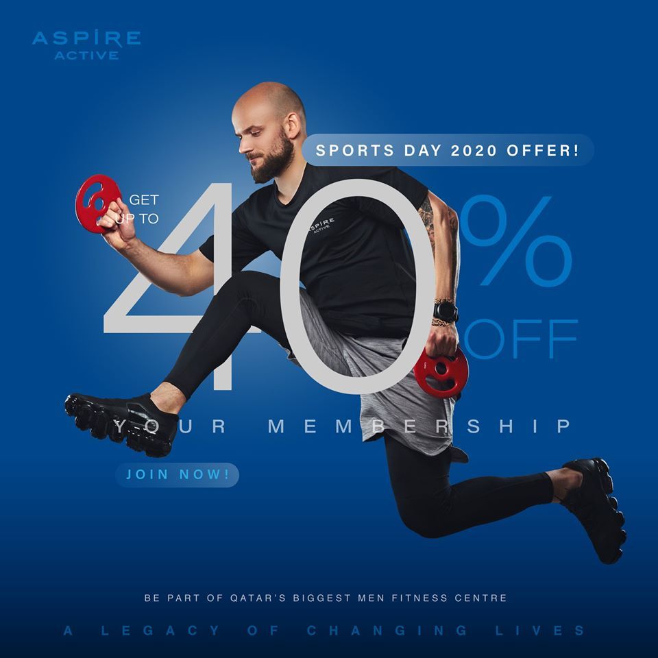 Aspire Active qatar Offers  2020