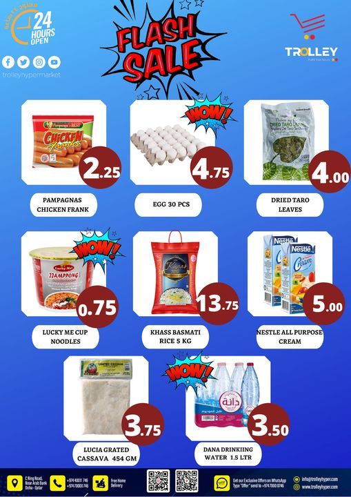 Trolley Hypermarket Qatar offers 2021