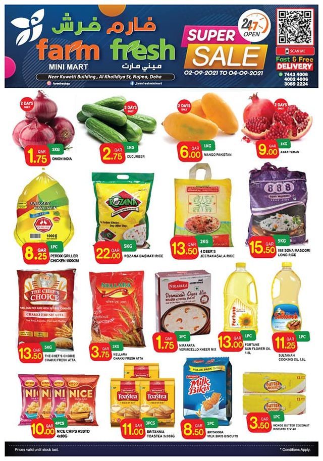 Farm Fresh Mini Mart Qatar offers 2021