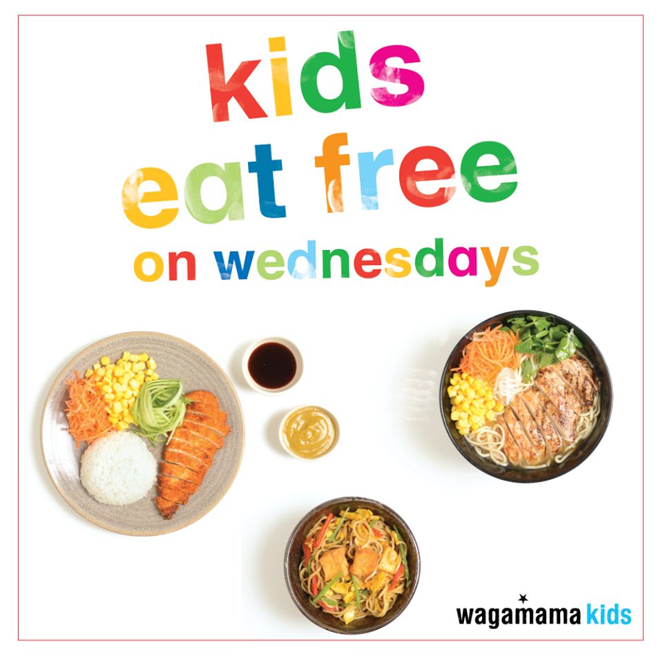 Kids Eat Free On Wednesdays at Wagamama Qatar