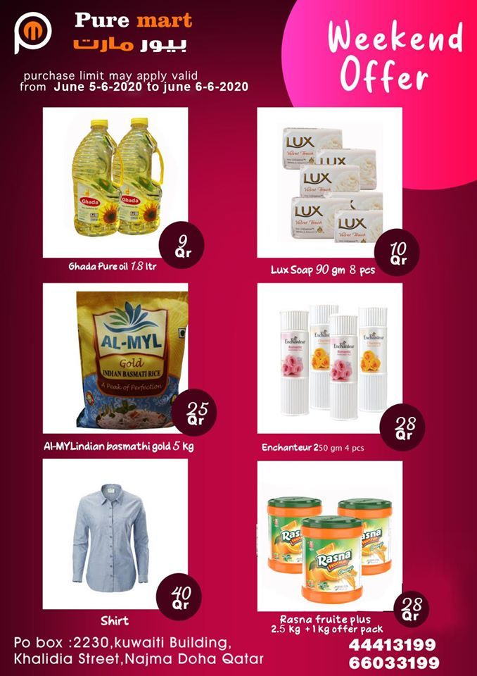 Pure Mart Qatar Offers 2020