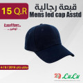 Mens led cap Asstd