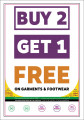 Buy 2 get 1 free