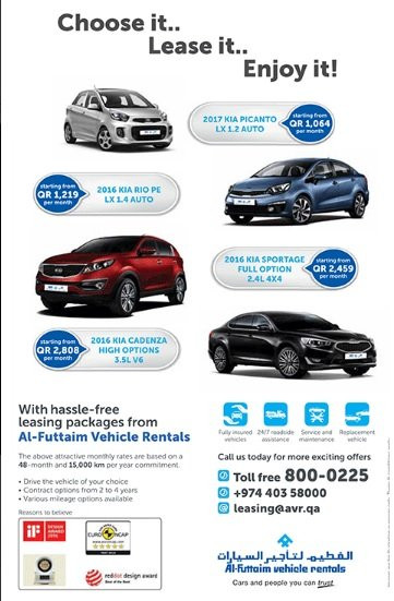 offers AL-futtaim vehicle rentals